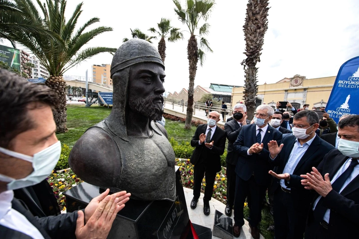 İlk Türk denizcilerinden Çaka Bey\'in büstü açıldı