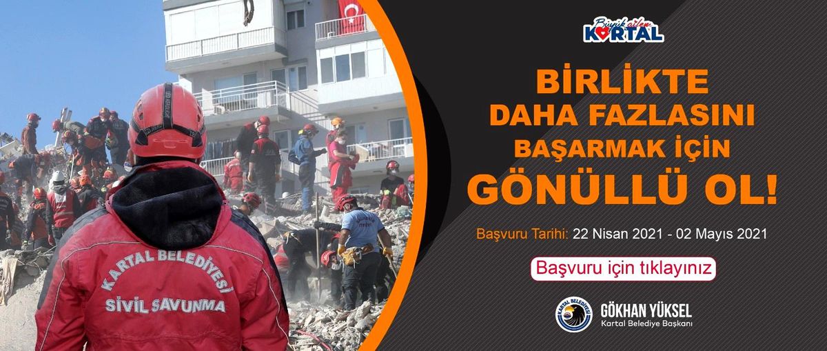 Kartal Belediyesi afet gönüllülerini oluşturuyor
