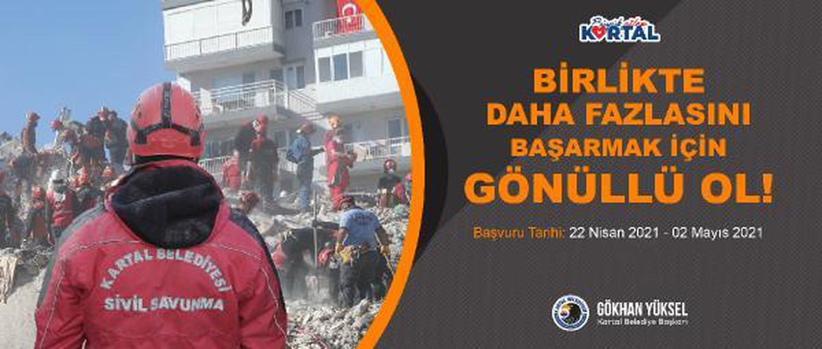 Kartal Belediyesi afet gönüllülerini oluşturuyor