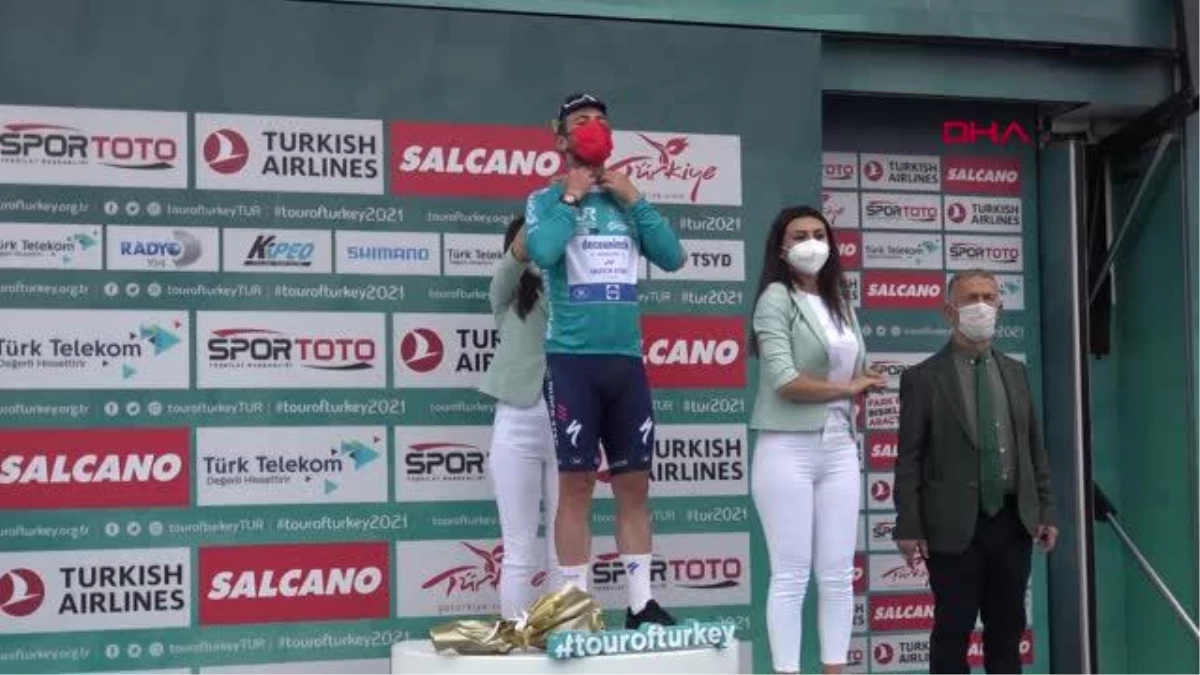 Son dakika! SPOR 56\'ncı Cumhurbaşkanlığı Türkiye Bisiklet Turu\'nun dördüncü etabını da Mark Cavendish kazandı