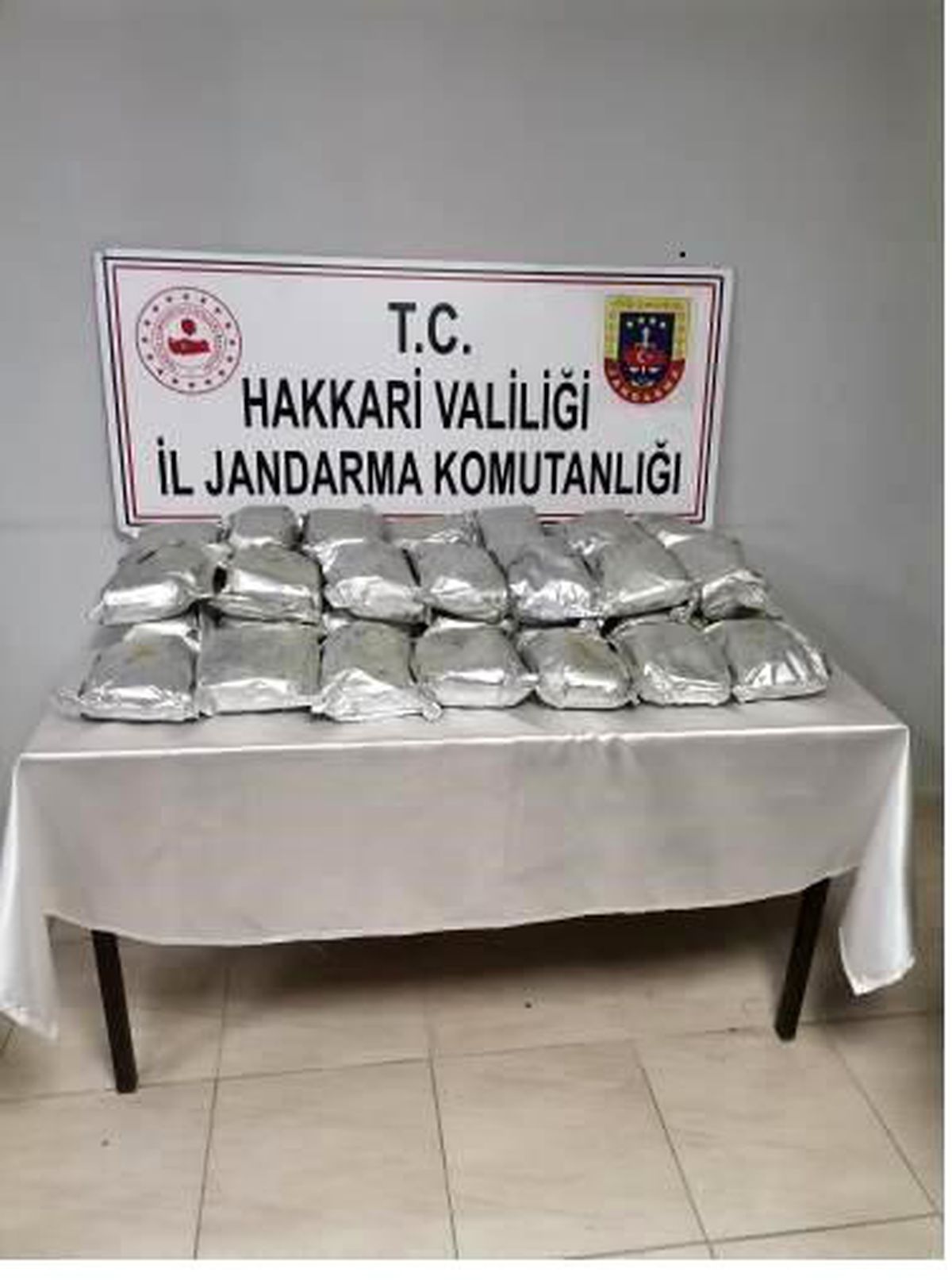 Yüksekova\'da 35 kilo eroin ele geçirildi