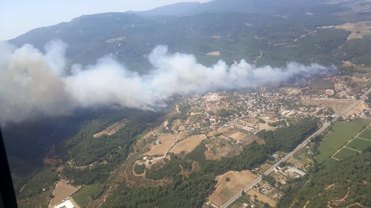430 hektarlık ormanı yaktığı iddia edilen sanık söndürme çalışmalarına destek vermiş