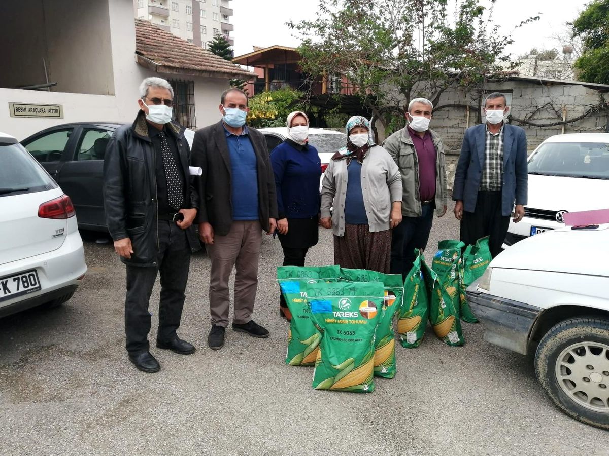 Adana\'da üreticileri 19 bin kg tohumluk dağıtıldı