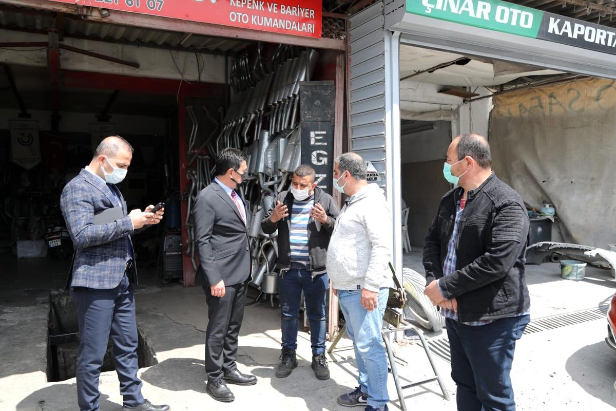 Başkan Aras, sanayi esnafını dinledi