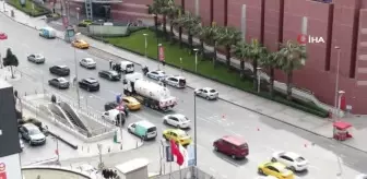 İstanbul'da yoğun bölgelerde trafik denetimi