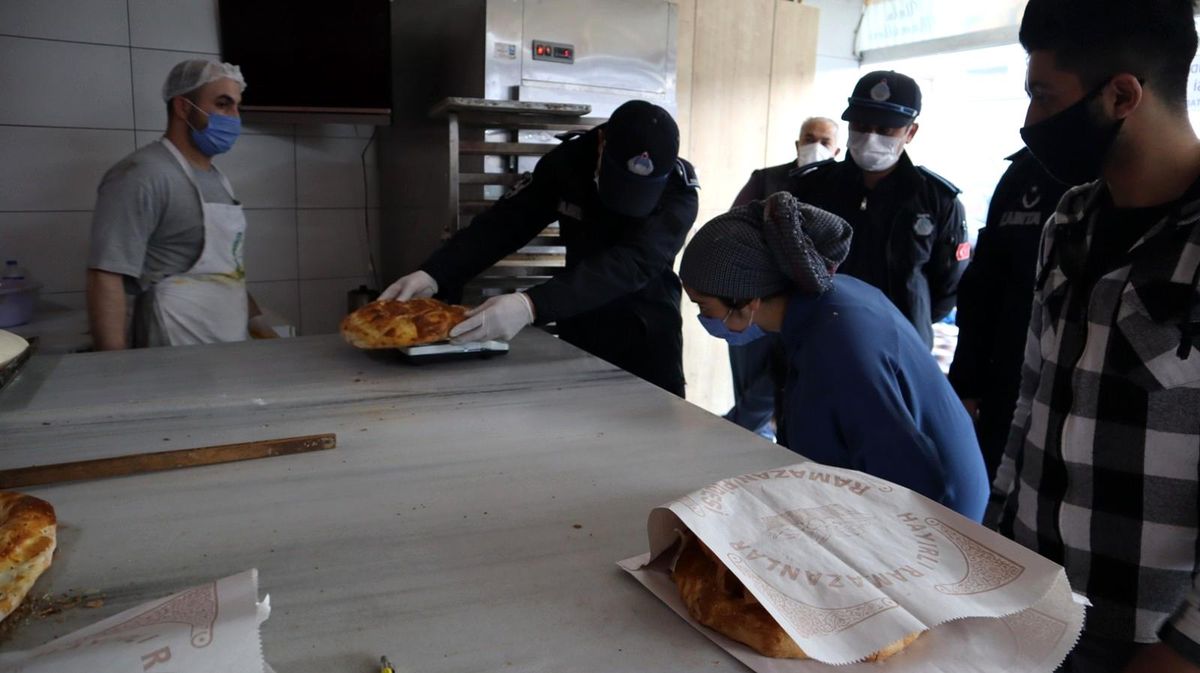 Pidelerin gramajı denetlendi