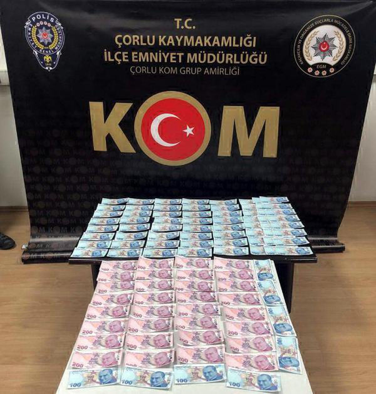 Tekirdağ\'da 13 bin 600 lira sahte para ele geçti