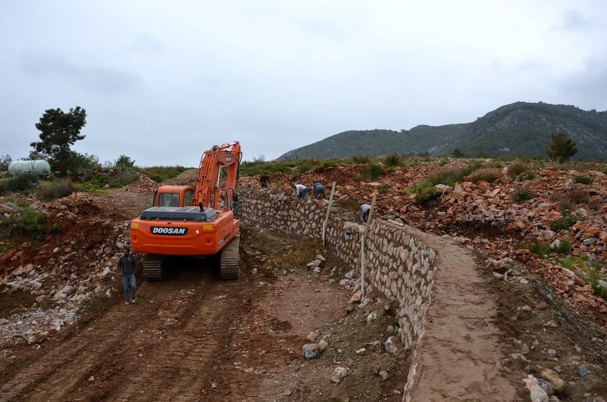 Alanya\'nın Cikcilli Mezarlığı genişletiliyor
