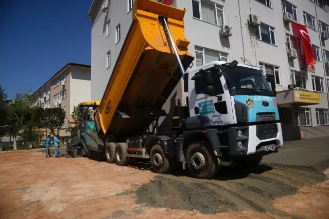 Arıkan Yılmaz Dim Okulu'na SBB tekniği ile bahçe düzenlemesi