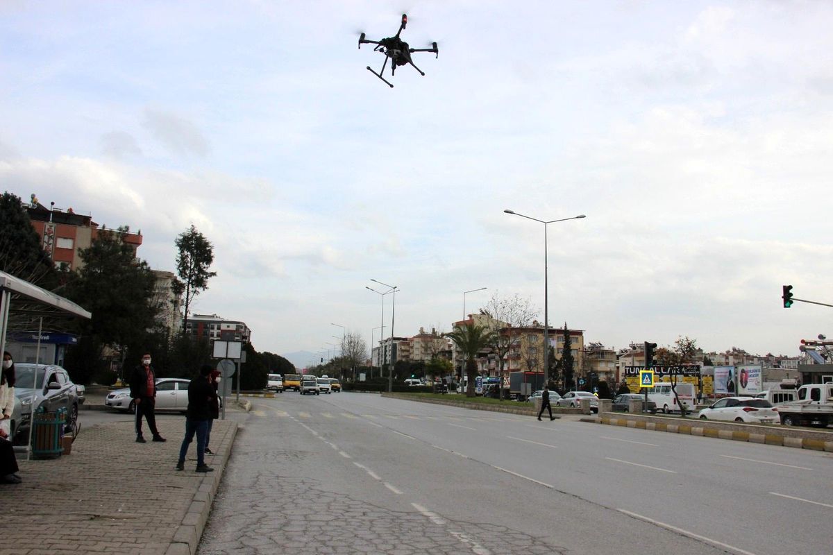 Drone destekli denetimde 45 dakikada 6 bin TL ceza uygulandı