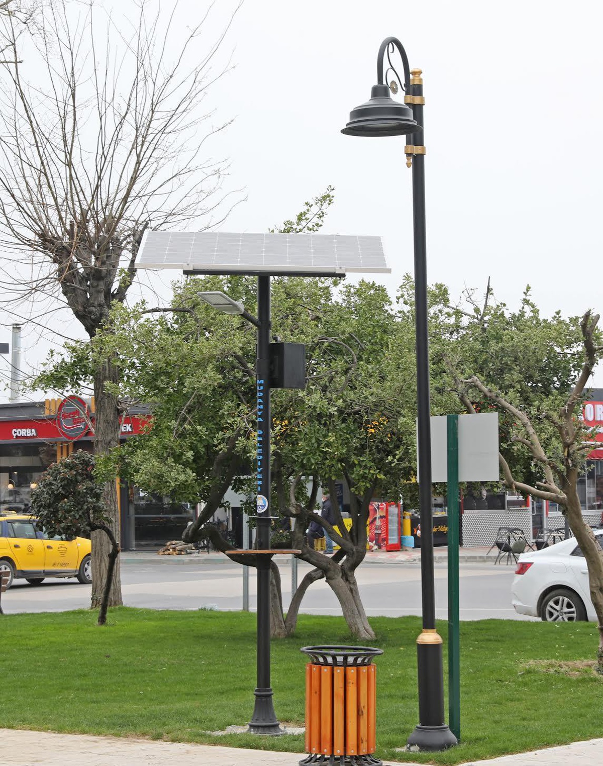 Mudanya\'da parklar güneş enerjisiyle artık kendi enerjisini üretecek