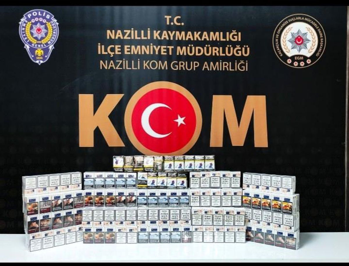 Son Dakika | Nazilli kaçak sigara operasyonu