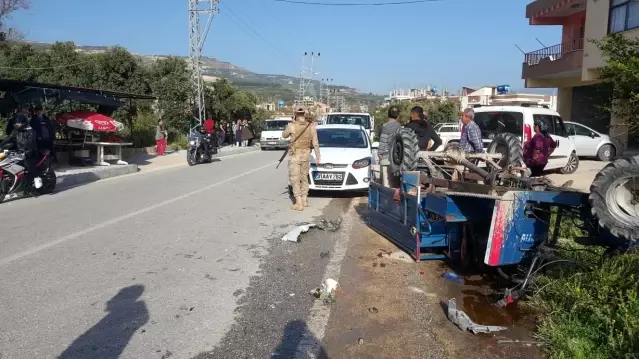 Pat pat ile otomobil çarpıştı: 1 yaralı