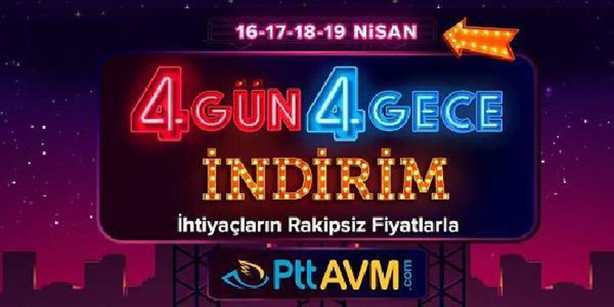 PttAVM\'nin \'4 gün 4 gece indirimi\' başlıyor
