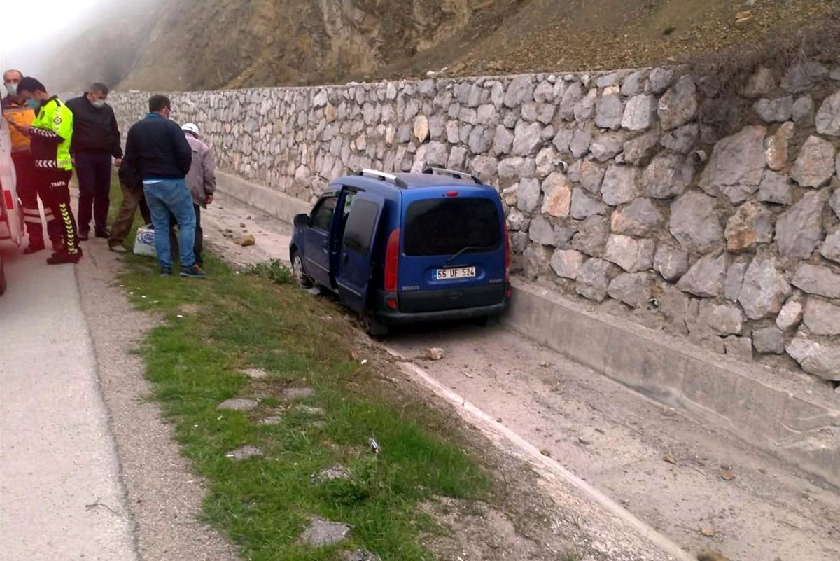 Samsun\'da trafik kazası: 2 yaralı