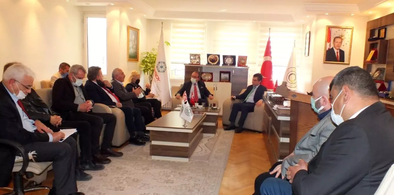 SANKON heyeti, büyükelçiler ile bir araya geldi