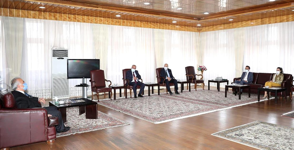Spor Bilimleri Akreditasyon Kurulundan Rektör Çomaklı\'ya ziyaret