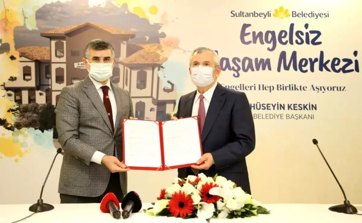 Sultanbeyli\'de Engelsiz Yaşam Merkezi için imzalar atıldı