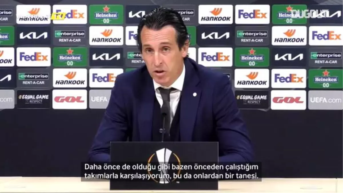 Unai Emery Eski Kulübü Arsenal İle Eşleşmeleri Hakkında Açıklamalarda Bulundu