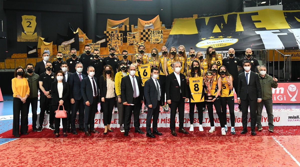 VakıfBank, Sultanlar Ligi\'nde 12. kez şampiyon