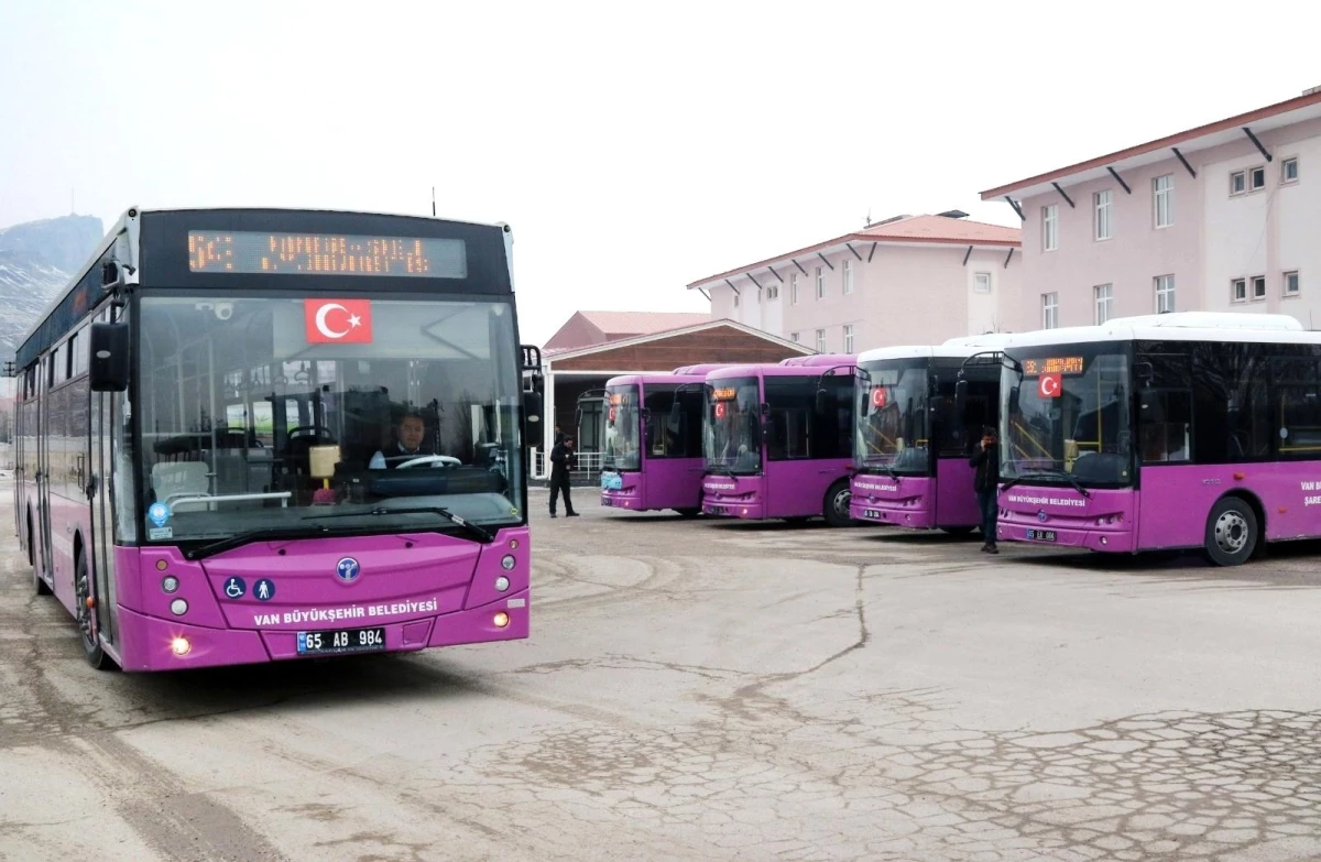 Van\'da hafta sonu uygulanacak yeni ulaşım saatleri belirlendi