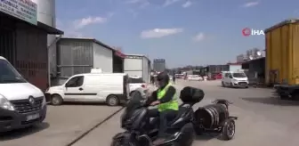 Forklift tamircisinin tasarımları Amerikalı motosikletçileri sıraya soktu