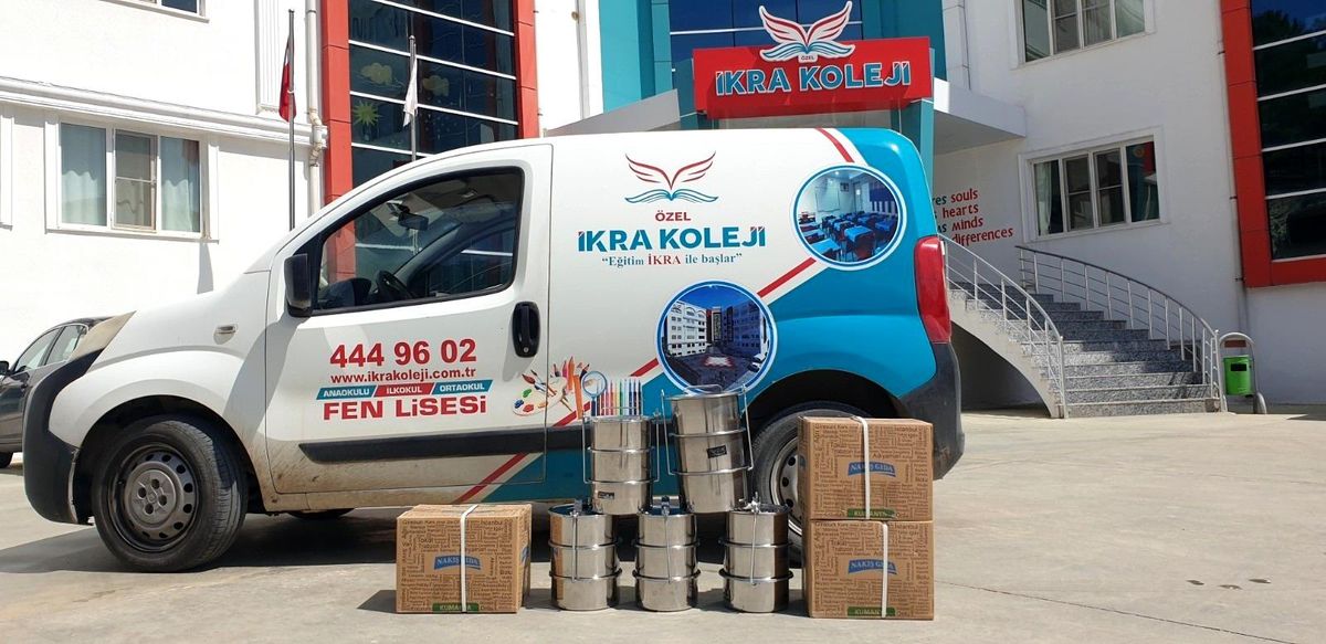 İkra Koleji öğrencilerinden gönül sofrasına