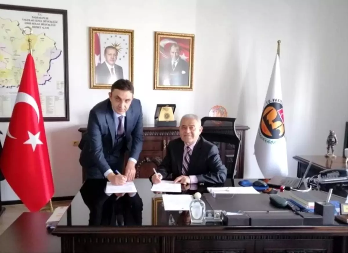 İzmir Vakıflar Bölge Müdürlüğü ile Vakıf Katılım arasında iş birliği