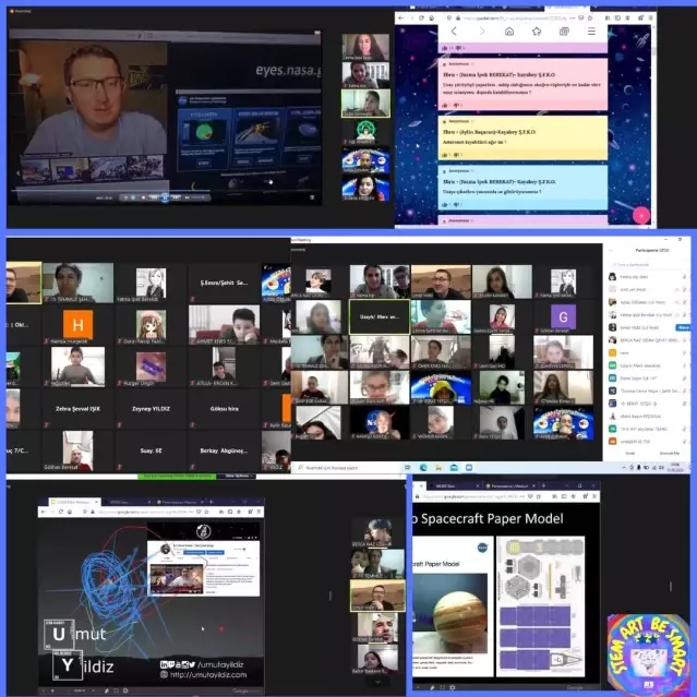 Öğrenciler, NASA'ya bağlandı Öğrenciler, NASA'ya bağlandı