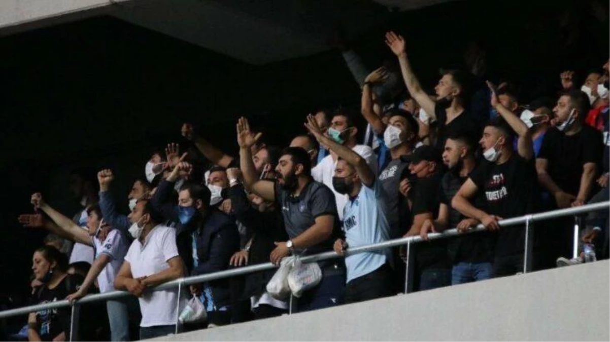 Adana Demirspor maçında sokağa çıkma kısıtlamasına rağmen tribünler doldu, maskesiz tezahürat yapıldı!