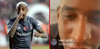 Canlı yayında Talisca'ya, 'Hadi Beşiktaş'a dönelim' çağrısı yapan Adriano, sosyal medyayı ayağa kaldırdı