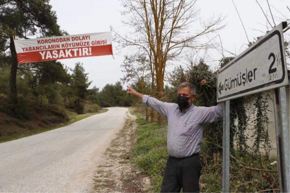 Köye yabancı girişi yasaklandı, vaka sıfırlandı