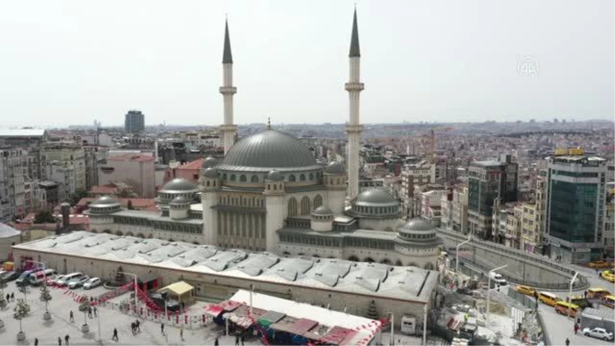 Taksim Meydanı\'na yapılan cami ramazanın son cuması ibadete açılıyor