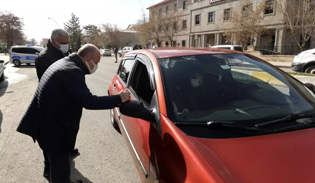 Vali Varol, korona virüs denetimlerine katıldı