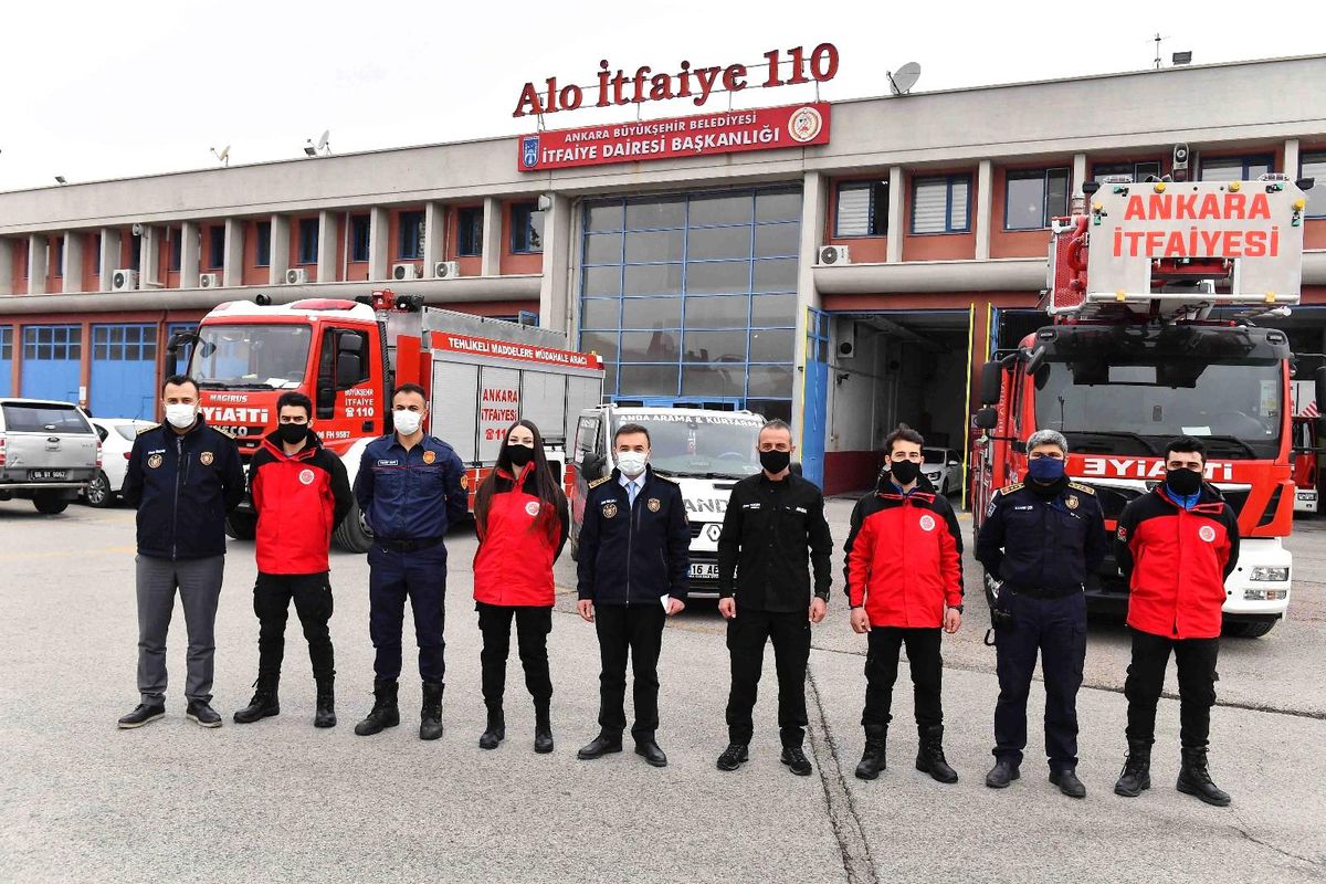 Son dakika haberleri... Ankara İtfaiyesi arama kurtarma çalışmalarında ANDA ile iş birliği yapacak