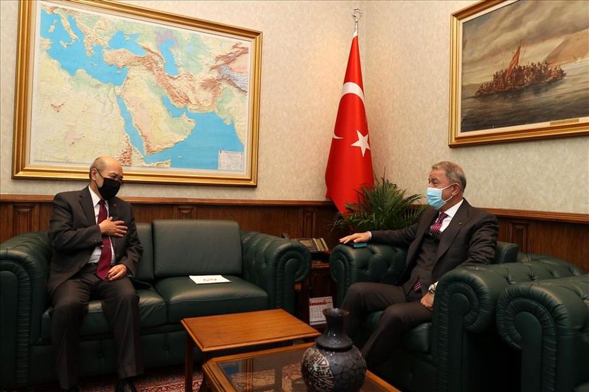 Bakan Akar, Moğolistan Büyükelçisi Bold Ravdan\'ı kabul etti