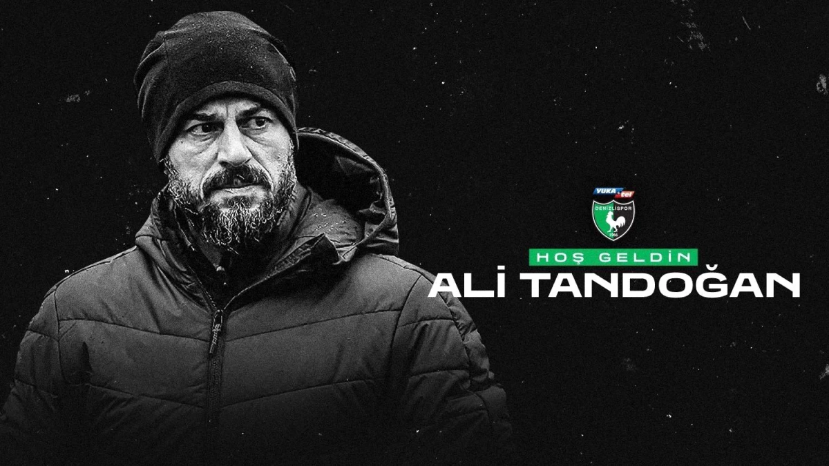 Denizlispor\'un yeni teknik direktörü Ali Tandoğan oldu