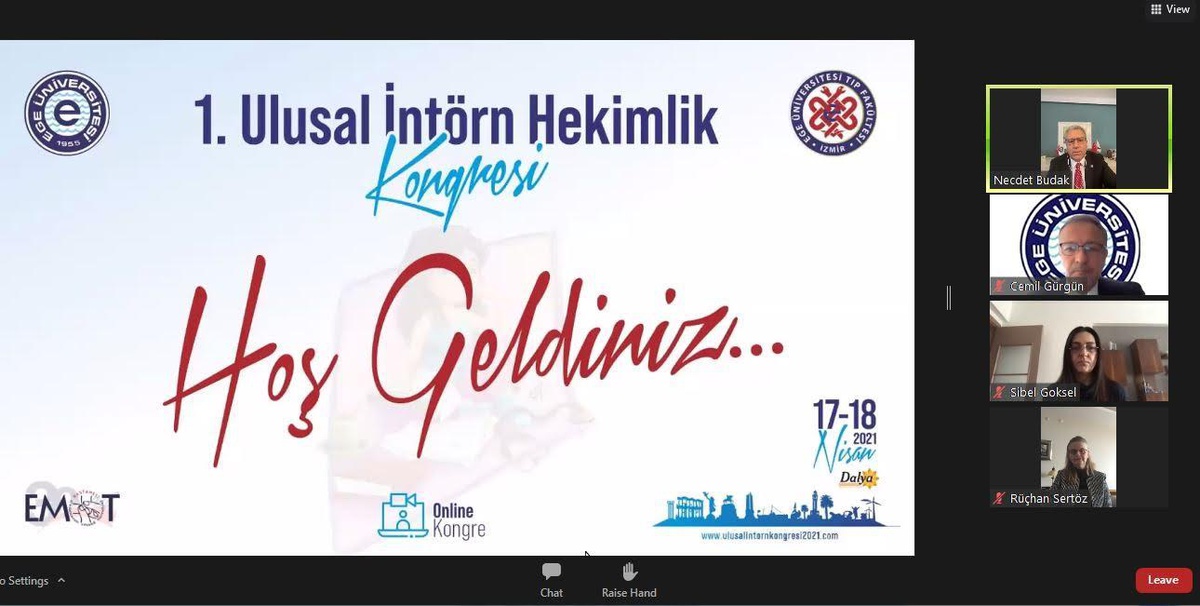 EÜ 1. Ulusal İntörn Hekimlik Kongresi sona erdi