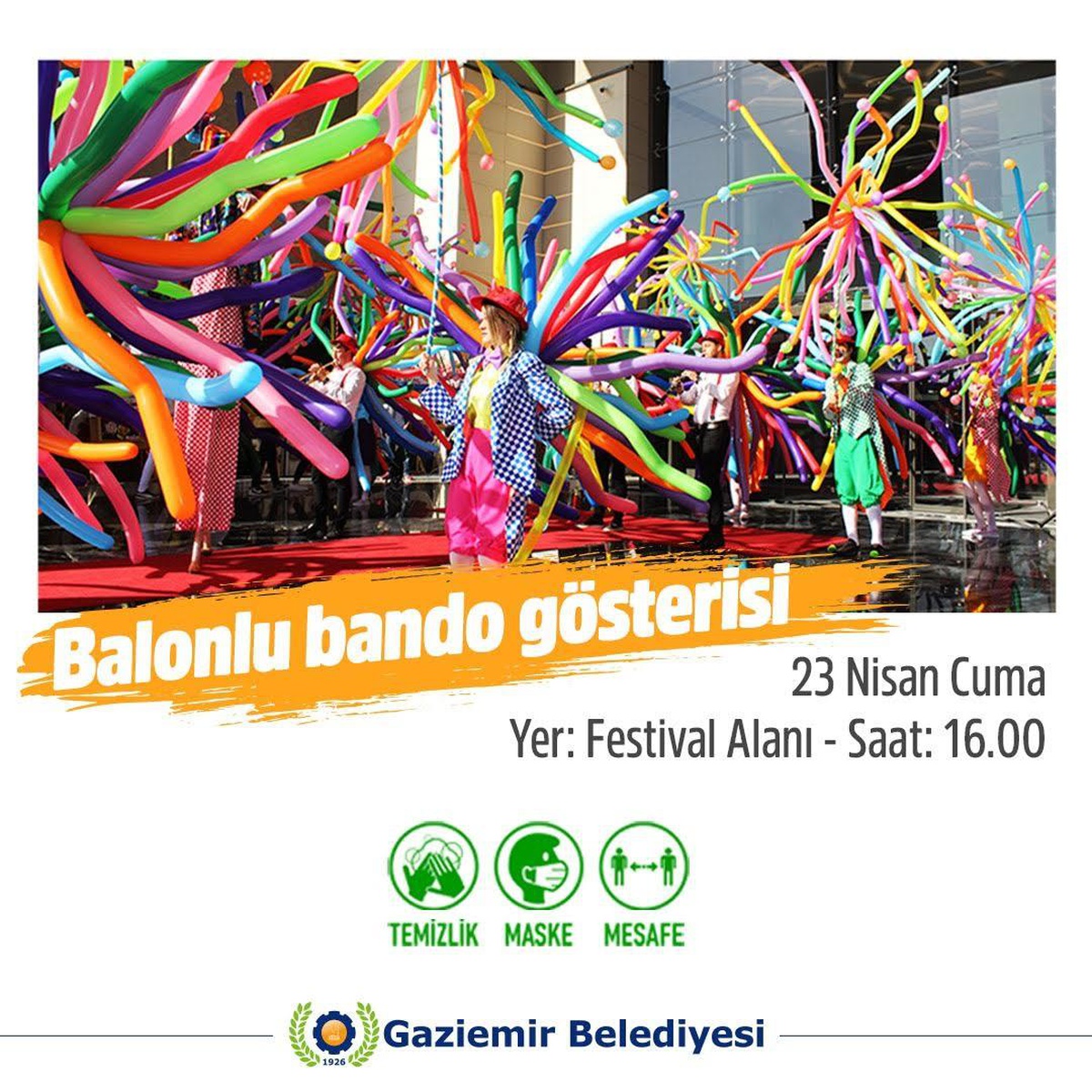 Gaziemir\'de 23 Nisan coşkusu