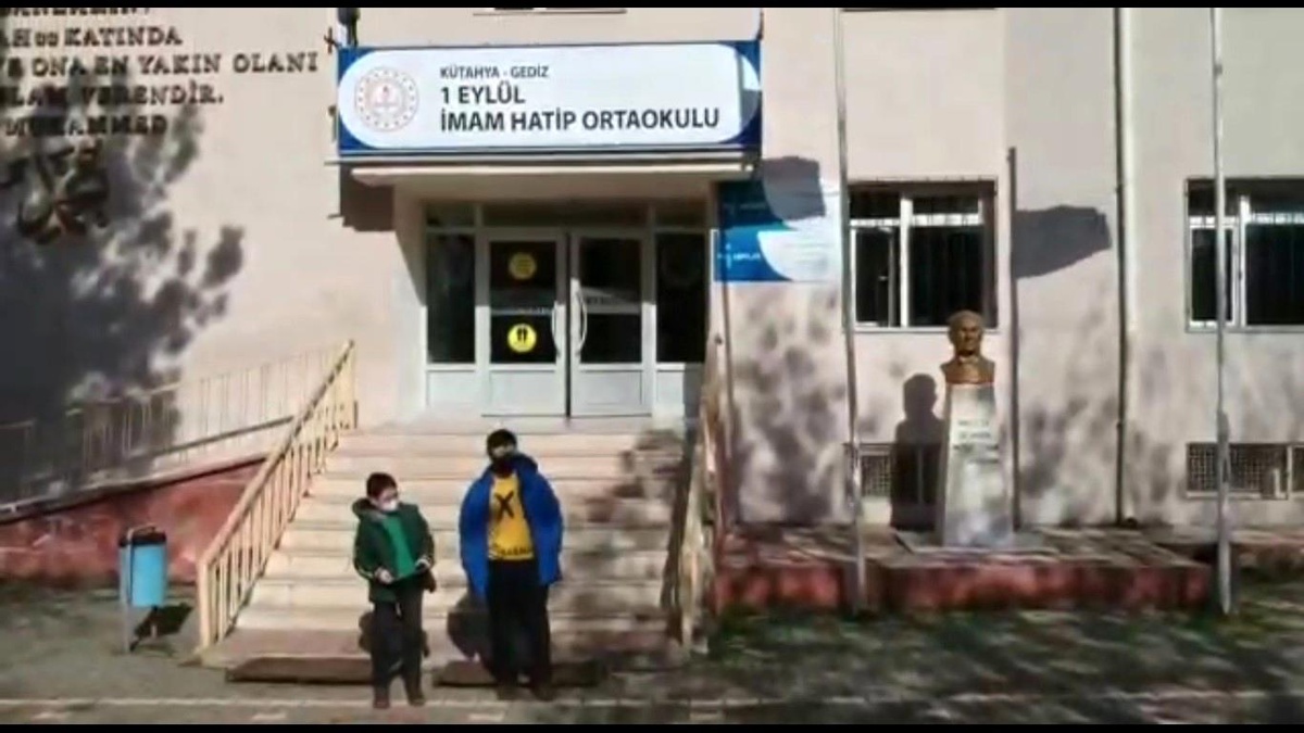 Gediz 1 Eylül İmam Hatip Ortaokulundan Teknofest projesi
