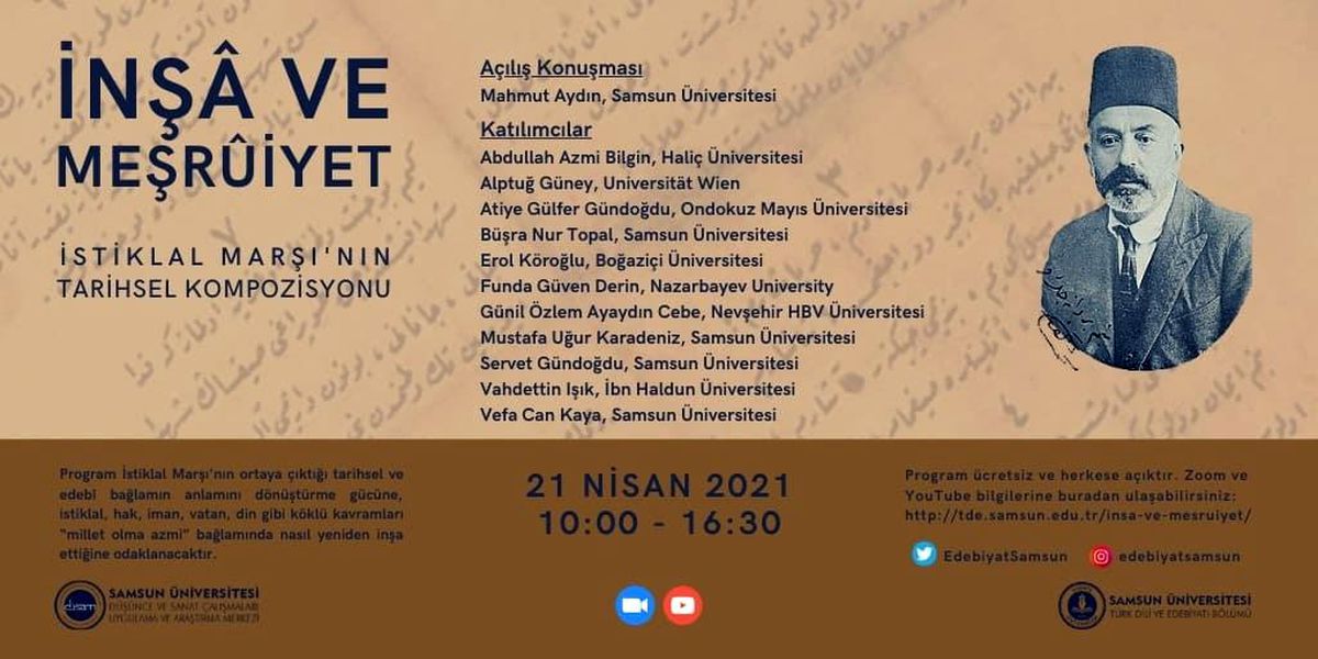 Son dakika haberleri | İstiklal Marşı SAMÜ\'de konuşulacak