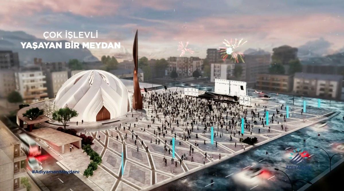 Kent meydanı projesi beğeniye sunuldu