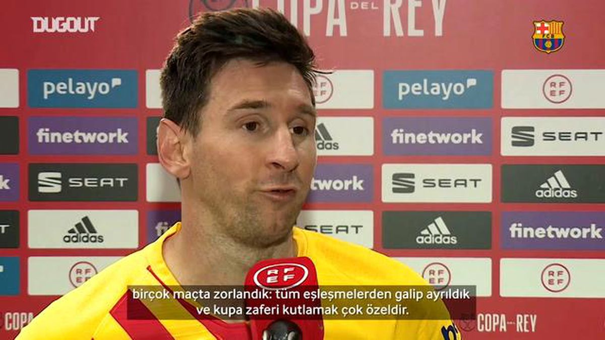 Messi\'nin İspanya Kral Kupası Zaferi Ardından Açıklamaları