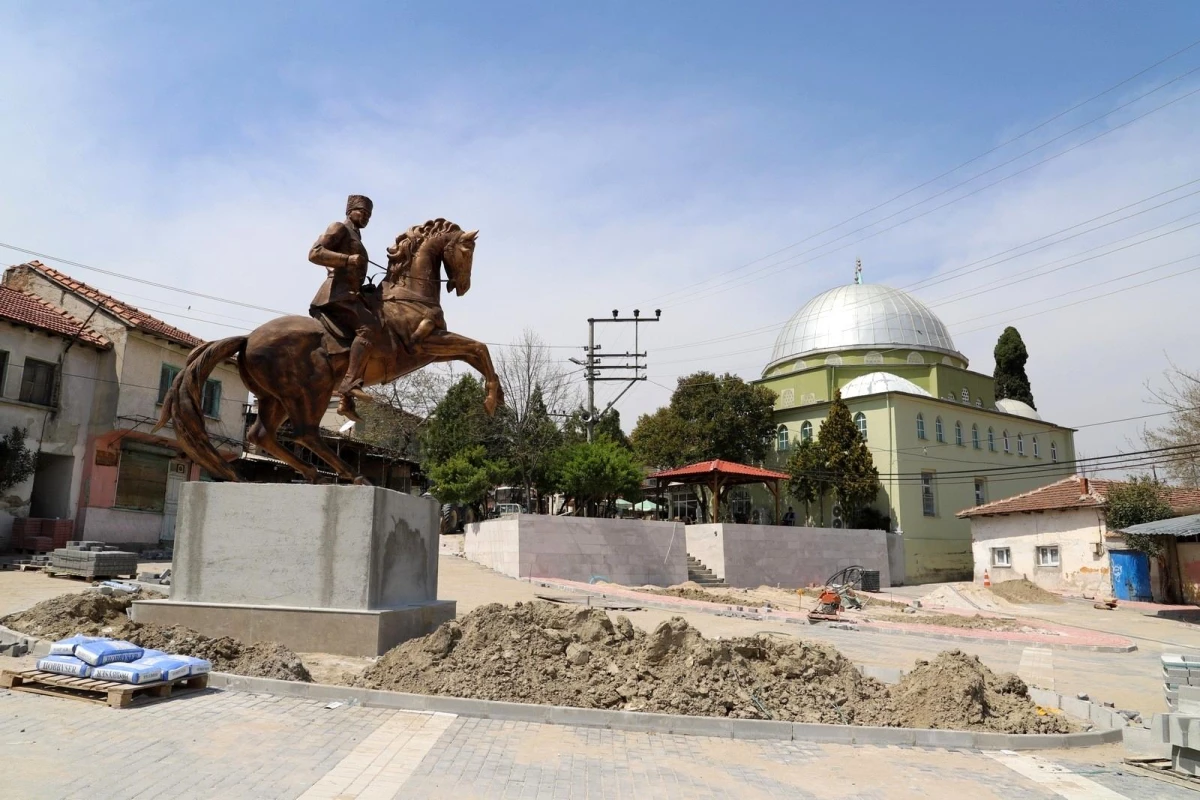 Saruhanlı Belediyesi Gökçeköy\'ün çehresini değiştiriyor