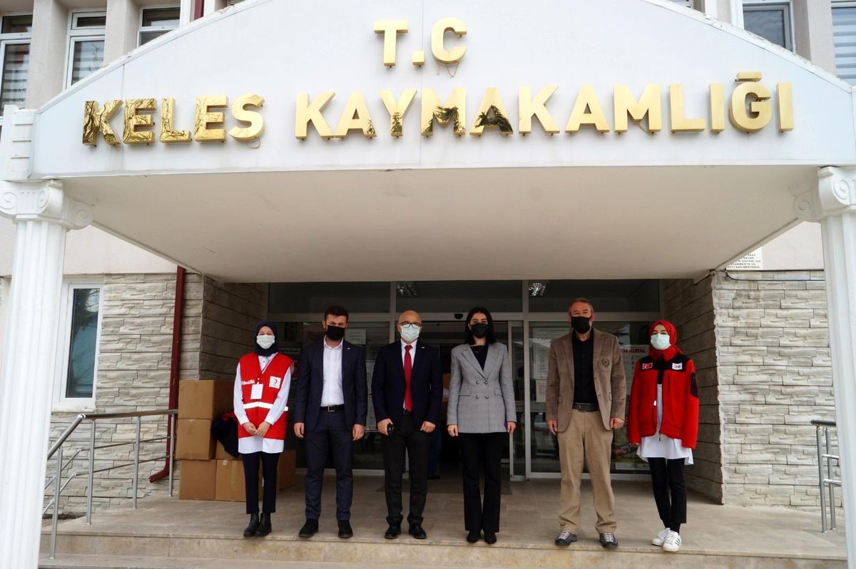 Türk Kızılay Bursa\'dan Keles\'e yardım eli