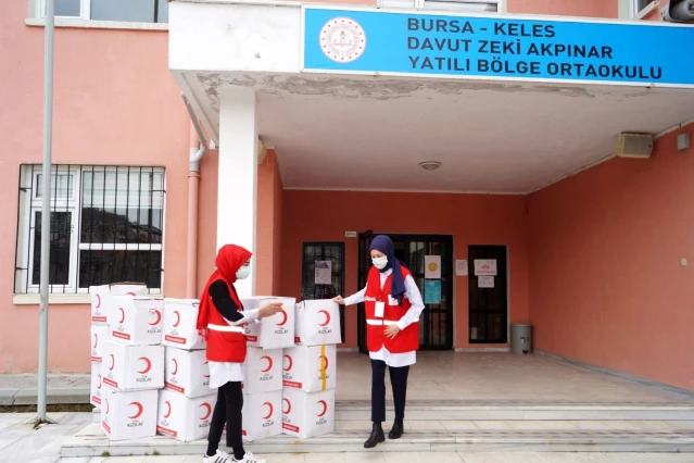 Türk Kızılay Bursa'dan Keles'e yardım eli