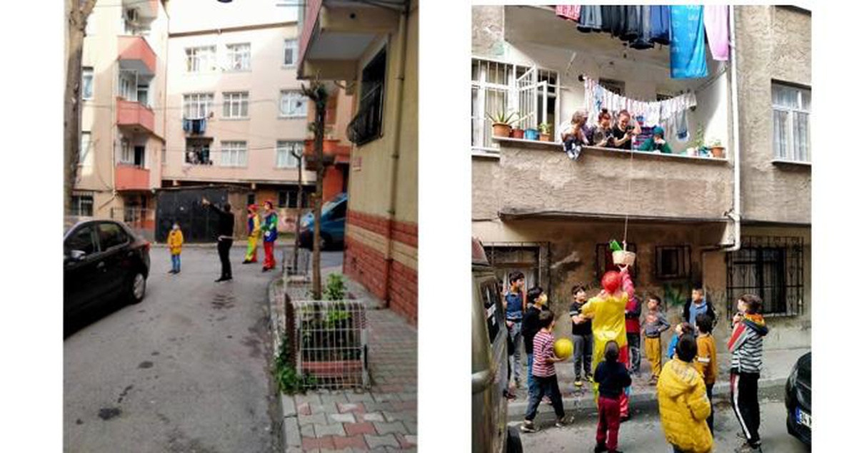Vatandaşların yüzü \'Balkondan Yarışıyoruz\' yarışmasıyla güldü