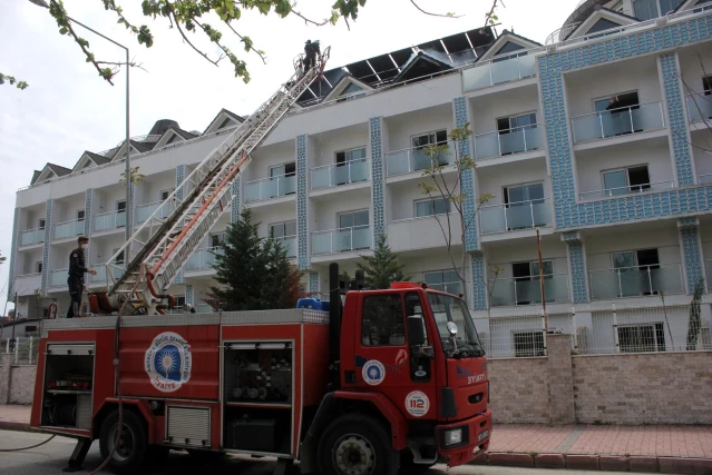 Son dakika haberi: 5 yıldızlı bir otelin çatı katında çıkan yangın korkuttu