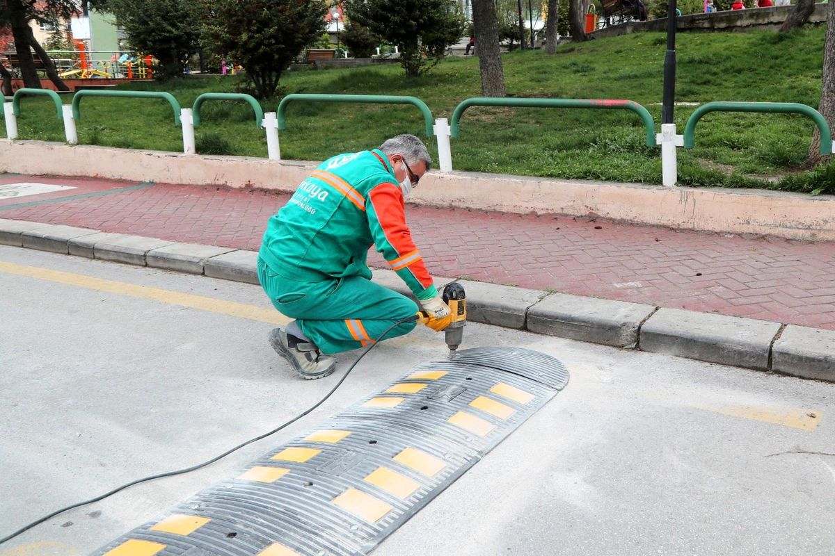 Çankaya\'dan yollara hız kesici