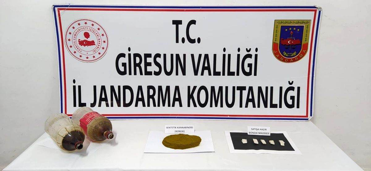 Giresun\'da 70 gram bonzai ele geçirildi